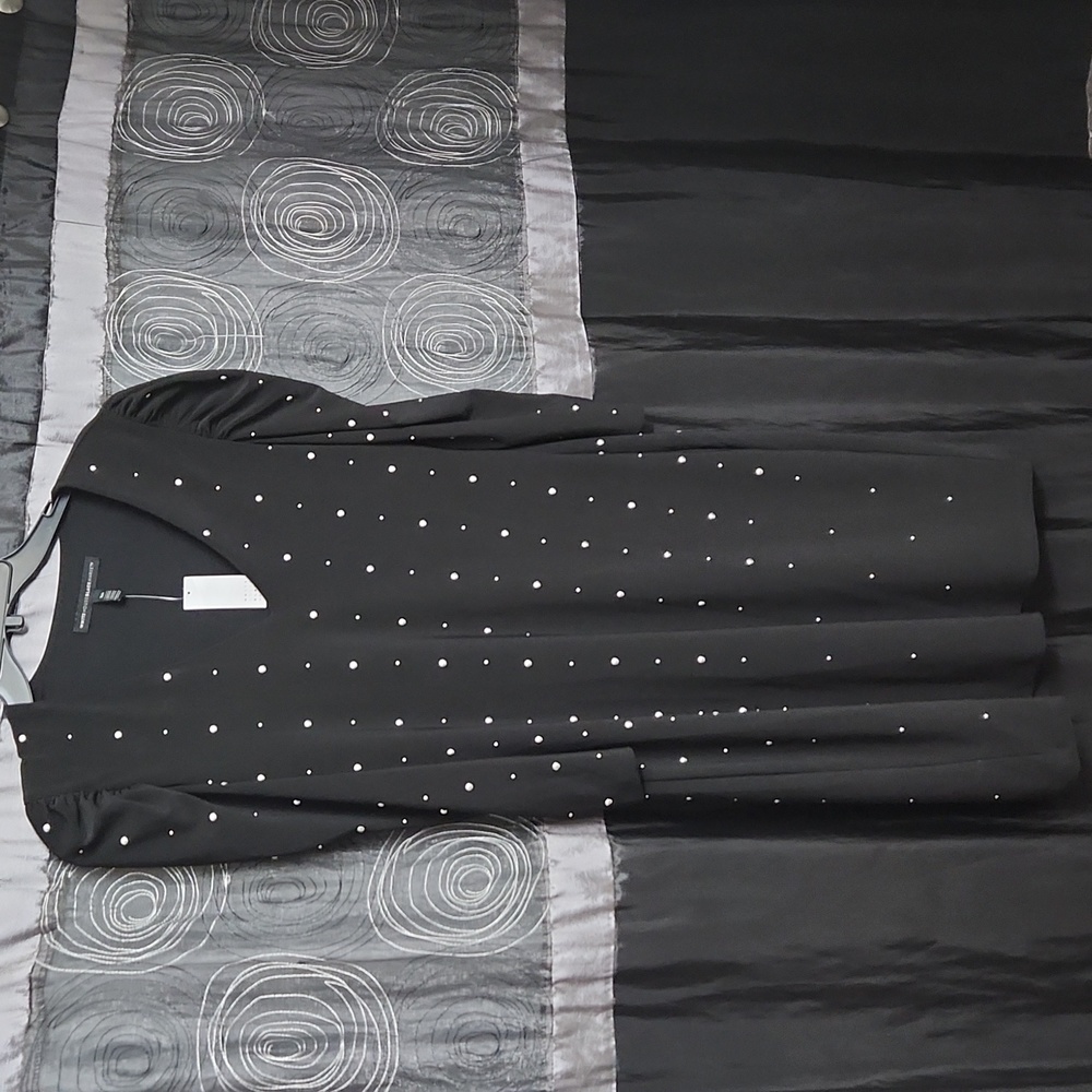 Studded Black Dress